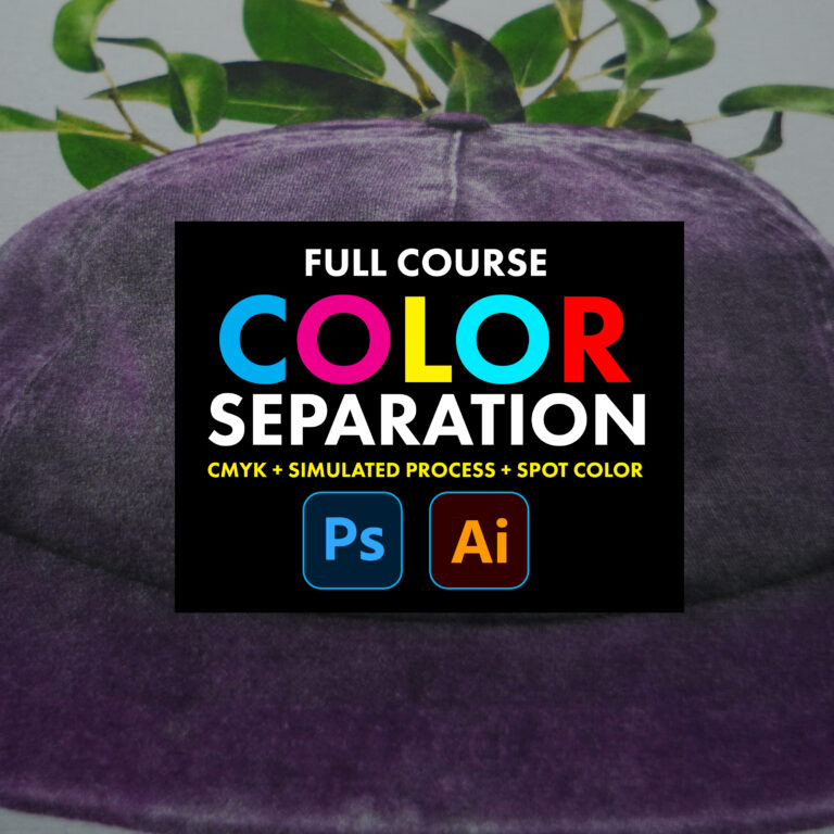 Color Separation : CYMK + Simulated process + Spot color